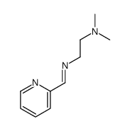 N,N-dimethyl-2-(pyridin-2-ylmethylideneamino)ethanamine Structure