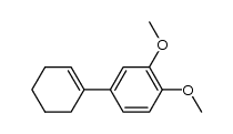 1-(3,4-dimethoxyphenyl)cyclohexene结构式