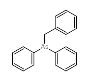 Arsine,diphenyl(phenylmethyl)- structure