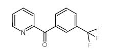 2-(3-TRIFLUOROMETHYLBENZOYL)PYRIDINE structure