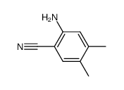 2-AMINO-4,5-DIMETHYLBENZONITRILE Structure