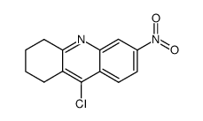 9-CHLORO-1,2,3,4-TETRAHYDRO-6-NITRO-ACRIDINE结构式
