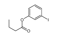 Butyric acid, m-iodophenyl ester Structure