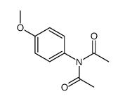N-acetyl-N-(4-methoxyphenyl)acetamide结构式