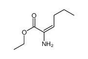 ethyl 2-aminohex-2-enoate Structure