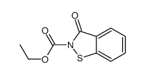 ethyl 3-oxo-1,2-benzothiazole-2-carboxylate Structure