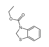 2,3-Dihydro-3-benzothiazolecarboxylic acid ethyl ester结构式