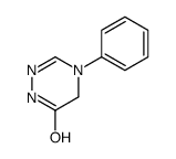 1,2,4-TRIAZIN-6(1H)-ONE, 4,5-DIHYDRO-4-PHENYL- structure