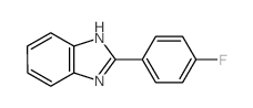 2-(4-氟苯基)-1H-苯并咪唑结构式