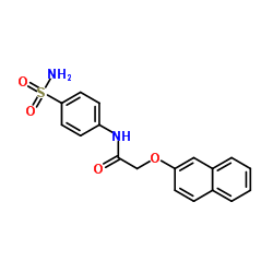 2-(2-Naphthyloxy)-N-(4-sulfamoylphenyl)acetamide Structure