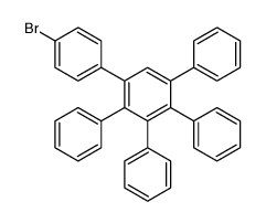 1-(4-bromophenyl)-2,3,4,5-tetraphenylbenzene结构式