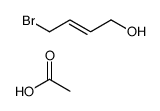 acetic acid,4-bromobut-2-en-1-ol Structure