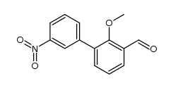 2-methoxy-3-(3'-nitrophenyl)benzaldehyde Structure