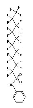 heneicosafluoro-decane-1-sulfonic acid anilide Structure