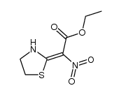 nitro-thiazolidin-2-ylidene-acetic acid ethyl ester结构式
