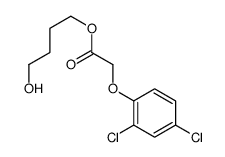 4-hydroxybutyl (2,4-dichlorophenoxy)acetate Structure