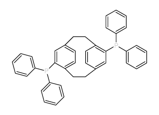 (R)-4,12-双(二苯基膦)[2.2]对环芳烷结构式