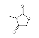 3-methyl-2-sulfanylidene-1,3-oxazolidin-4-one Structure