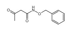 O-Benzylacetoacetohydroxamsaeure结构式