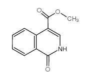 METHYL 1-OXO-1,2-DIHYDROISOQUINOLINE-4-CARBOXYLATE structure