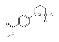 methyl 4-(3-trichlorosilylpropoxy)benzoate结构式