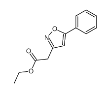 ethyl 5-phenyl-3-isoxazoleacetate结构式