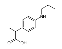 2-[4-(propylamino)phenyl]propanoic acid结构式