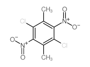 Benzene, 1,4-dichloro-2,5-dimethyl-3,6-dinitro- Structure
