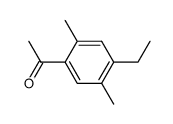 2,5-dimethyl-4-ethylacetophenone Structure