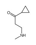 1-cyclopropyl-3-(methylamino)propan-1-one Structure