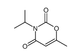 3-isopropyl-6-methyl-[1,3]oxazine-2,4-dione Structure