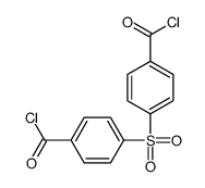 4-(4-carbonochloridoylphenyl)sulfonylbenzoyl chloride结构式