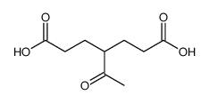 4-acetylheptanedioic acid Structure