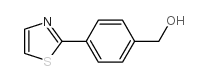 [4-(1,3-Thiazol-2-yl)phenyl]methanol structure