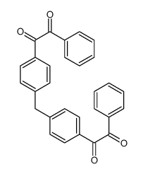 1-[4-[[4-(2-oxo-2-phenylacetyl)phenyl]methyl]phenyl]-2-phenylethane-1,2-dione结构式