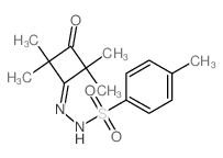 4-methyl-N-[(2,2,4,4-tetramethyl-3-oxo-cyclobutylidene)amino]benzenesulfonamide结构式