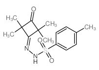 4-methyl-N-[(2,2,4,4-tetramethyl-3-oxo-cyclobutylidene)amino]benzenesulfonamide Structure