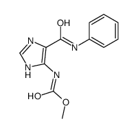 Carbamic acid, [5-[(phenylamino)carbonyl]-1H-imidazol-4-yl]-, methyl ester Structure