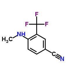 4-(Methylamino)-3-(trifluoromethyl)benzonitrile Structure