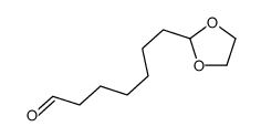 7-(1,3-dioxolan-2-yl)heptanal结构式