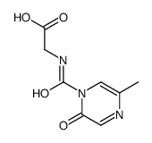 2-[(5-methyl-2-oxopyrazine-1-carbonyl)amino]acetic acid结构式