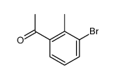 1-(3-bromo-2-methylphenyl)ethanone Structure