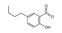 4-Butyl-2-nitrophenol结构式