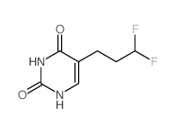 5-(3,3-difluoropropyl)-1H-pyrimidine-2,4-dione Structure