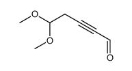 5,5-dimethoxy-pent-2-ynal结构式