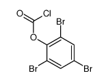 (2,4,6-tribromophenyl) carbonochloridate Structure