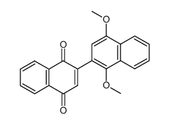 1',4'-Dimethoxy-[2,2'-binaphthyl]-1,4-chinon结构式