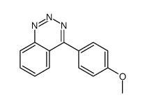 4-(4-methoxyphenyl)-1,2,3-benzotriazine结构式