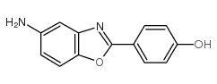 4-(5-amino-benzooxazol-2-yl)-phenol结构式