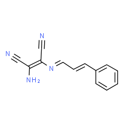 2-AMINO-1-(1-AZA-4-PHENYLBUTA-1,3-DIENYL)ETHENE-1,2-DICARBONITRILE结构式